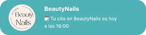 Notificación de cita