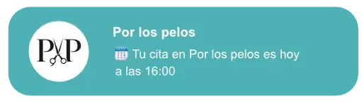 Notificación de cita