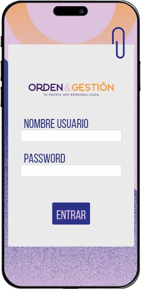 Pantalla de móvil mostrando app de reservas