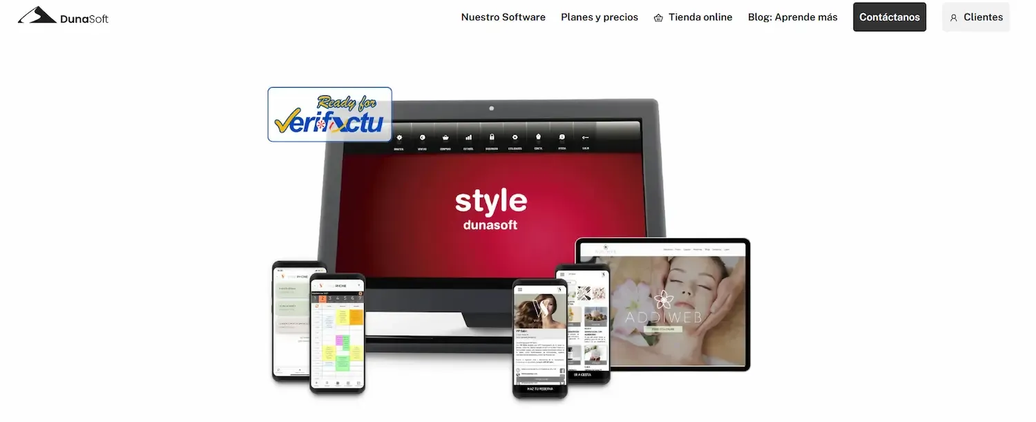 Pantalla principal DunaSoft