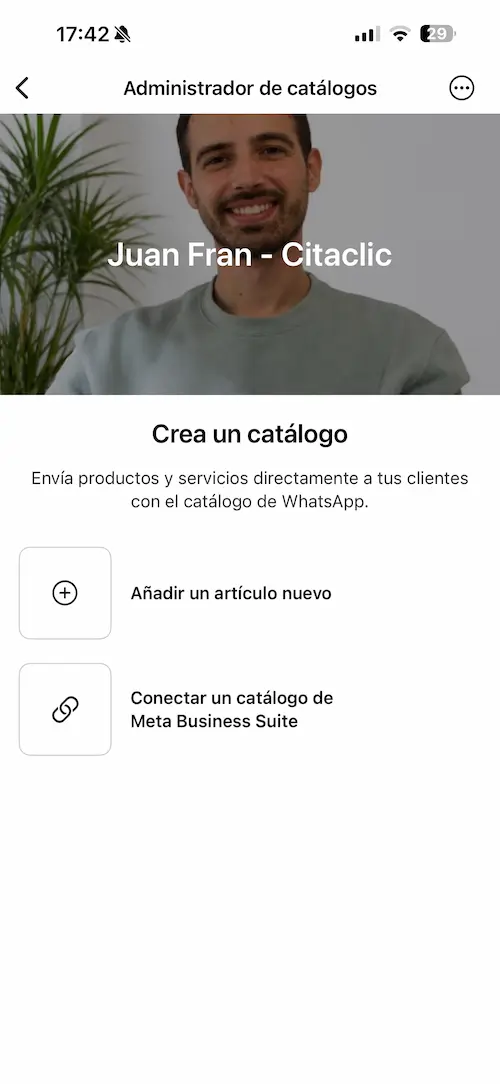 Cómo añadir productos y servicios al catálogo de WhatsApp Business