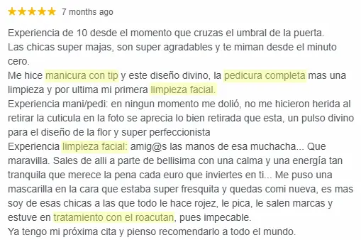 Añadir palabras clave en las Reviews de clientes posicionamiento Google Maps