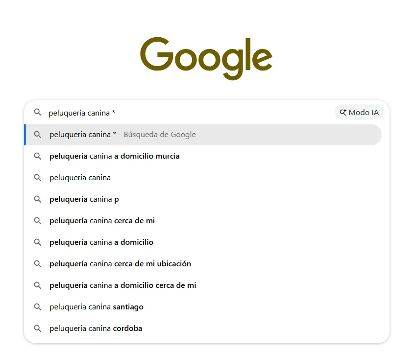 Cómo buscar palabras clave en Google con Google Autocomplete