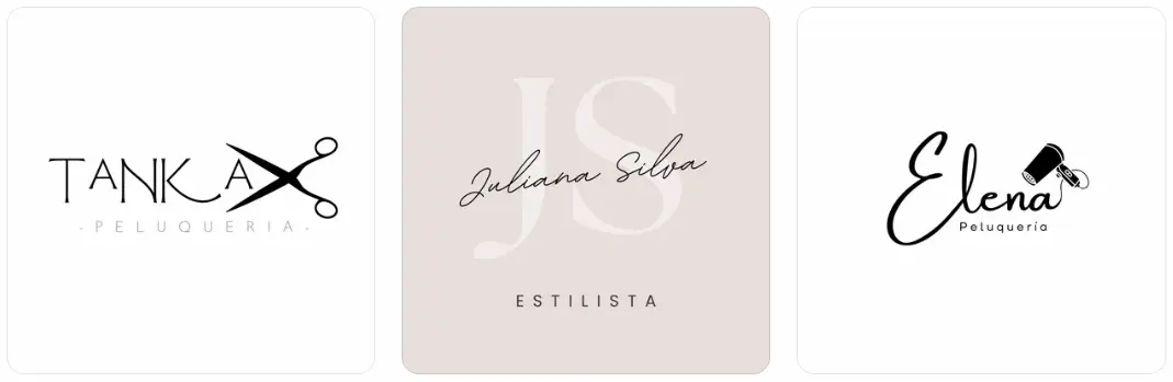 Ejemplos logos de peluquería