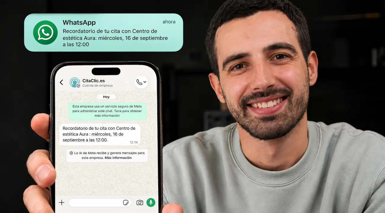 Recordatorio de citas por WhatsApp: plantillas para peluquerías, barberías y centros de estética