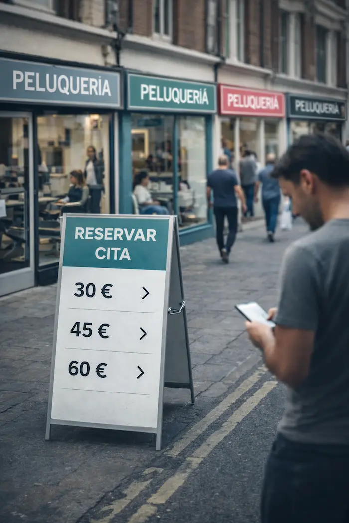 Modelo marketplace de reservas alternativa a Booksy