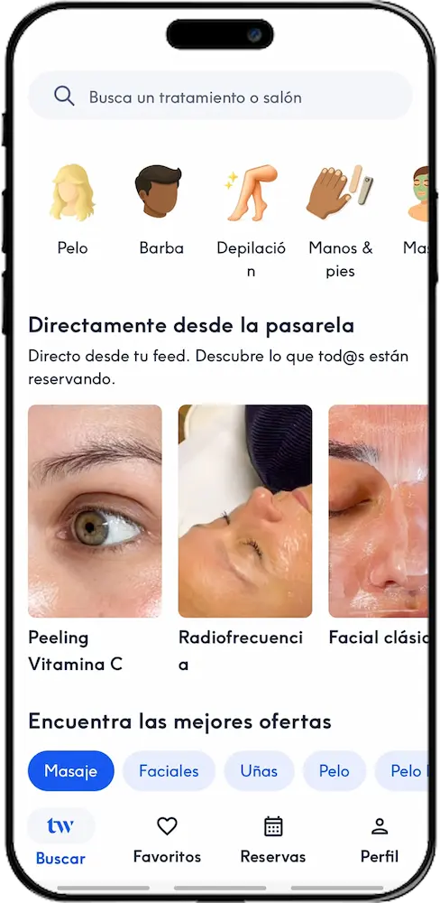 iPhone con Treatwell