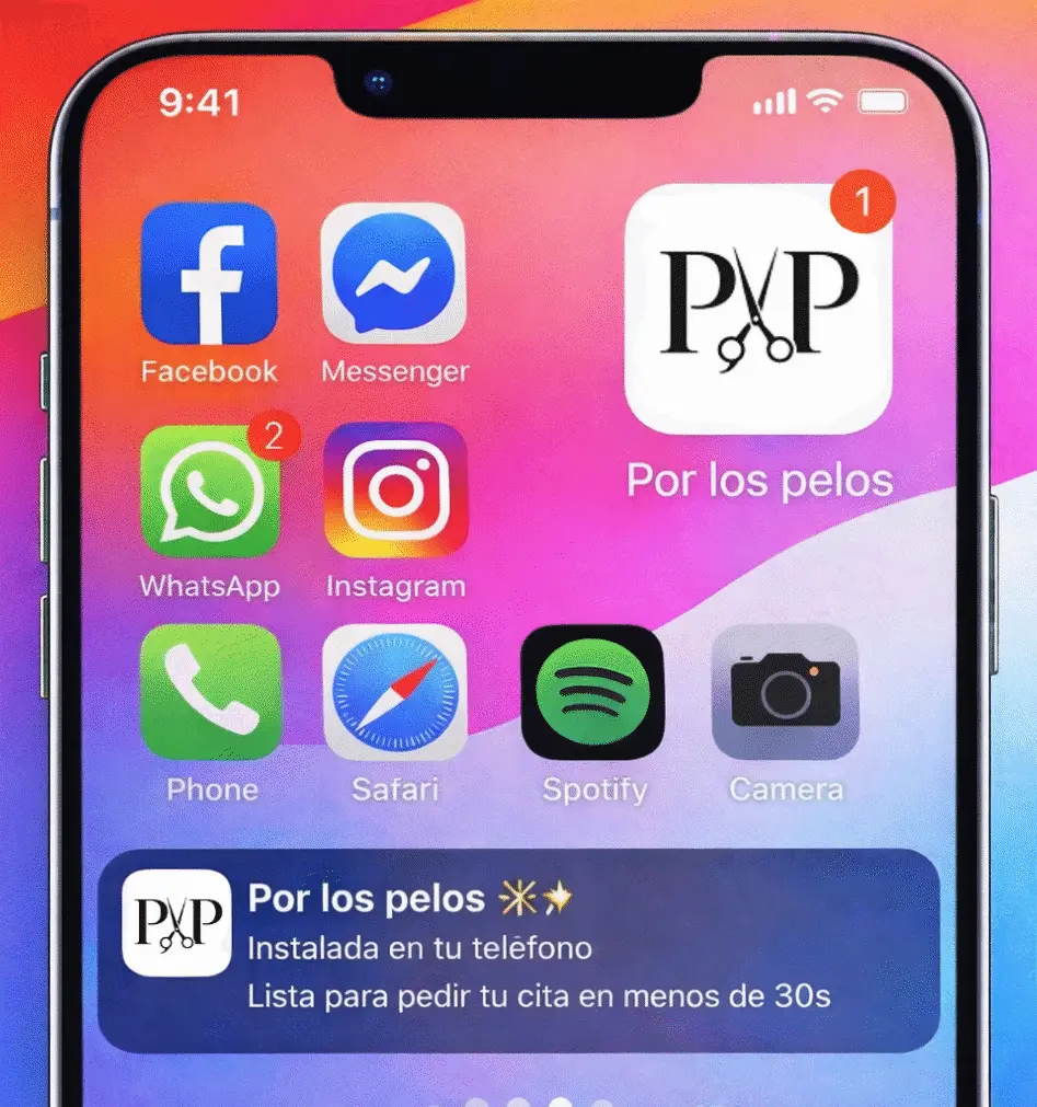 App de reservas de citas en tu telefono